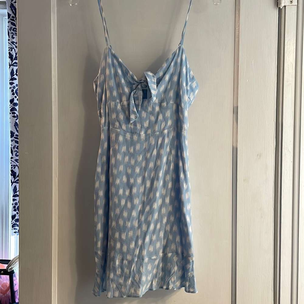 NWT Cotton Candy LA by Red Dress Boutique size M blue gingham mini dress